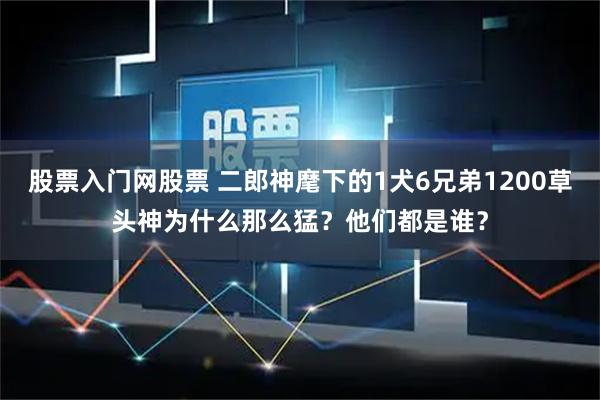 股票入门网股票 二郎神麾下的1犬6兄弟1200草头神为什么那么猛?他们都是谁?